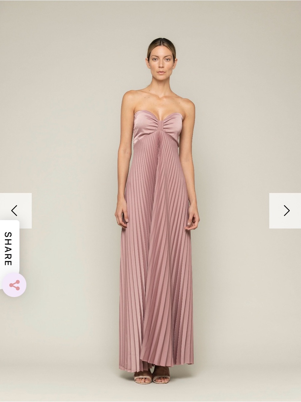 Strapless Rose Dress